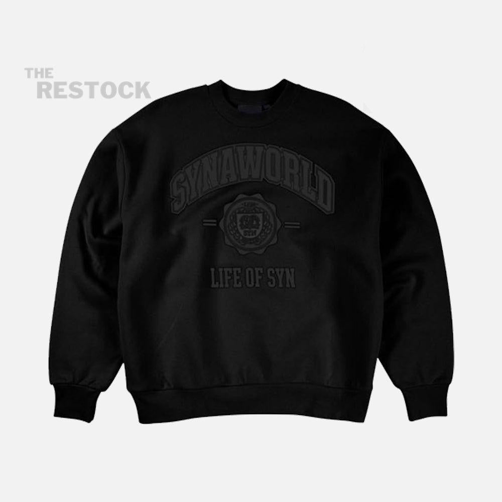 Syna World College Crew Sweater - Black