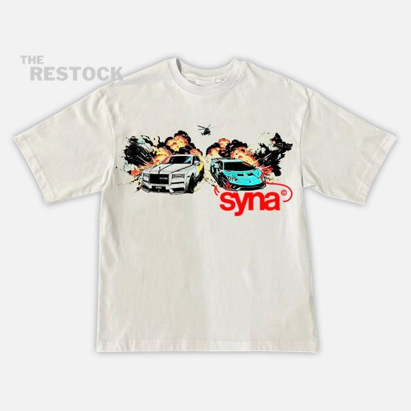 Syna World Car Chase T-Shirt - White