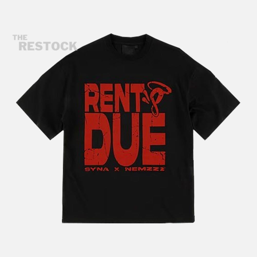 Syna World x Nemzzz Rents Due T-Shirt - Black