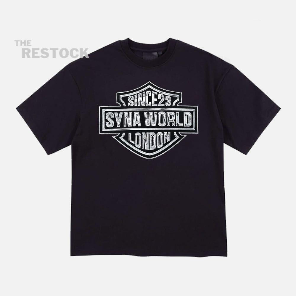 Syna World Chrome Badge T-Shirt - Black