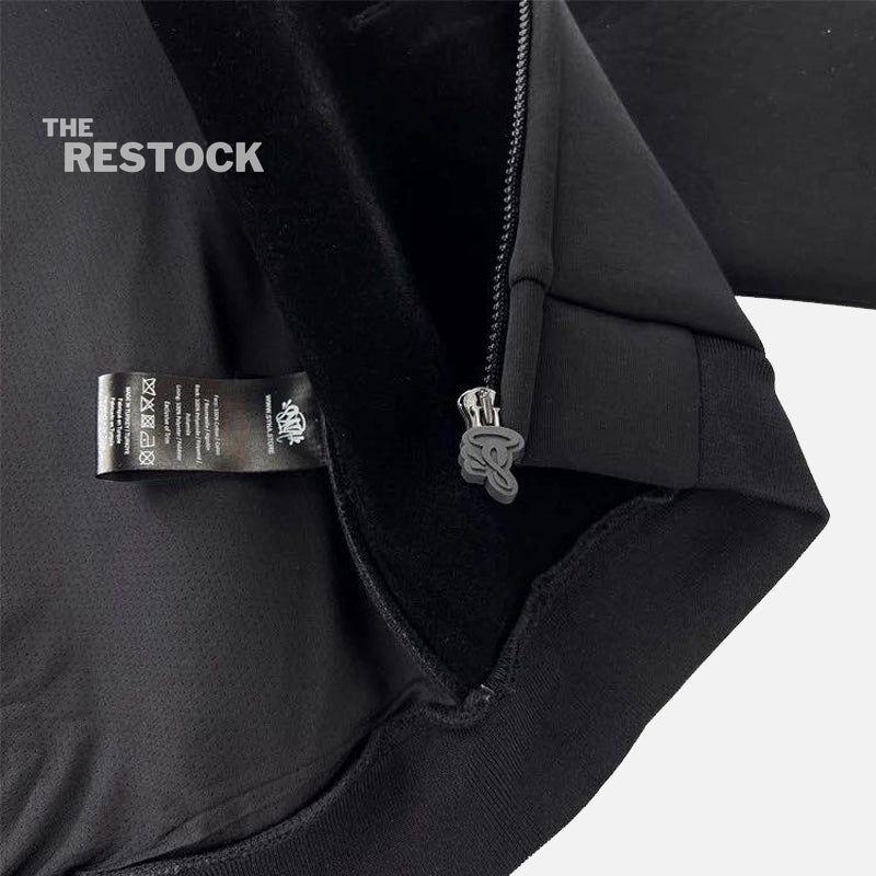 Syna World Neoprene Embossed Hoodie - Black