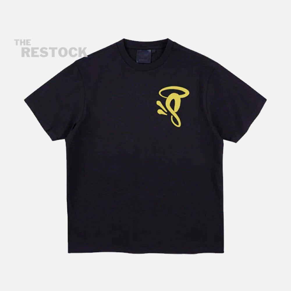 Syna World Halo S Logo T-Shirt - Black / Yellow