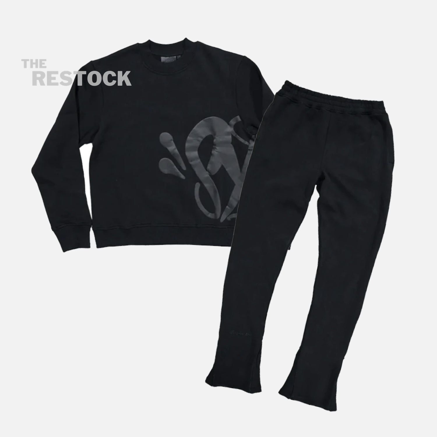 Syna World OG Crew Logo Tracksuit - Blackout