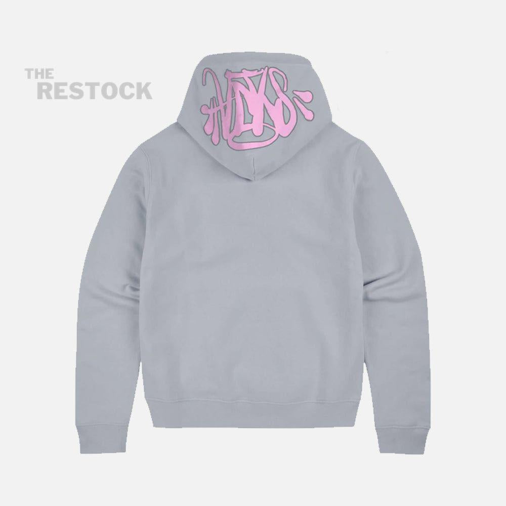 Syna World OG Rope Hoodie - Grey / Pink