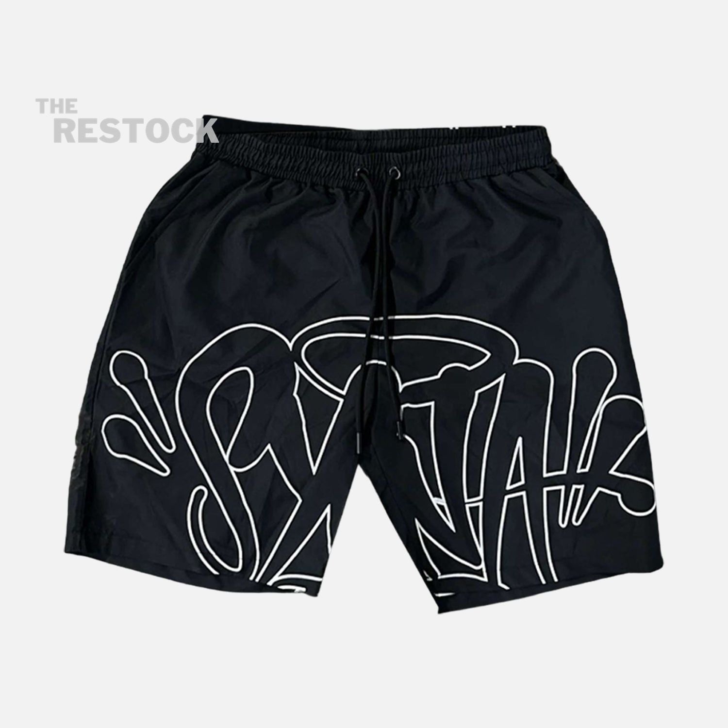 Syna World Outline Swim Shorts - Black / White