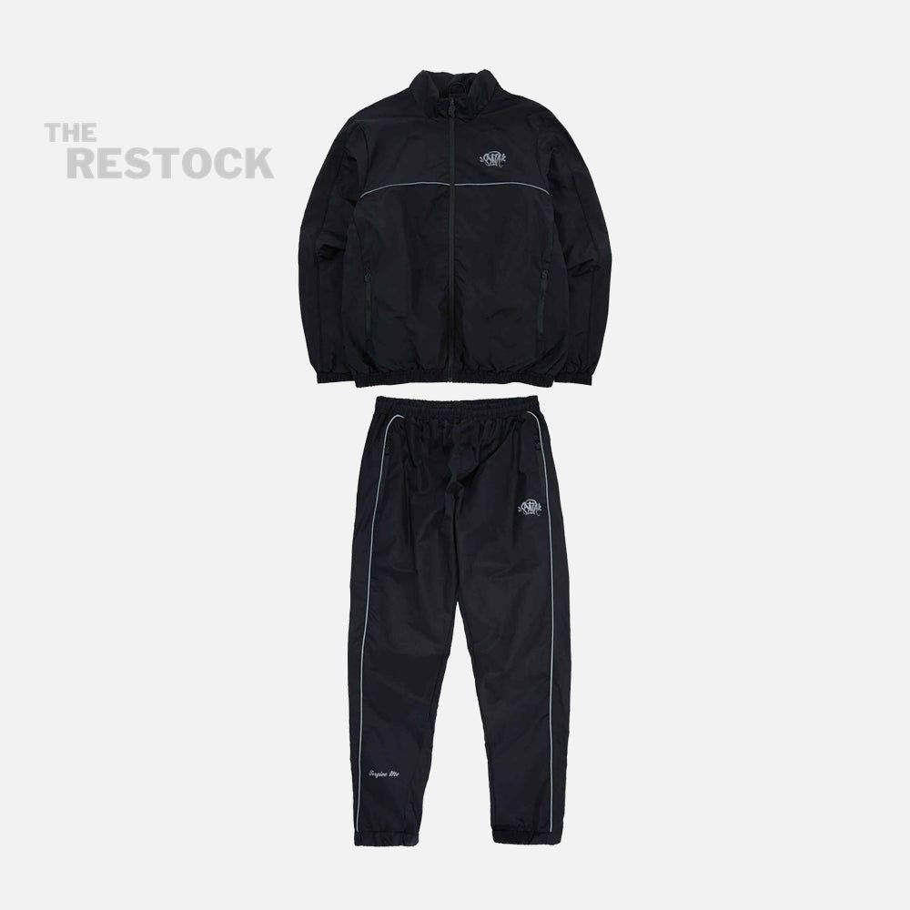 Syna World Logo Shell Tracksuit - Black / Reflective