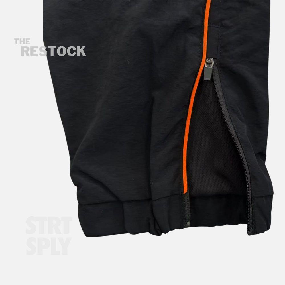 Syna World Logo Shell Tracksuit - Black / Orange