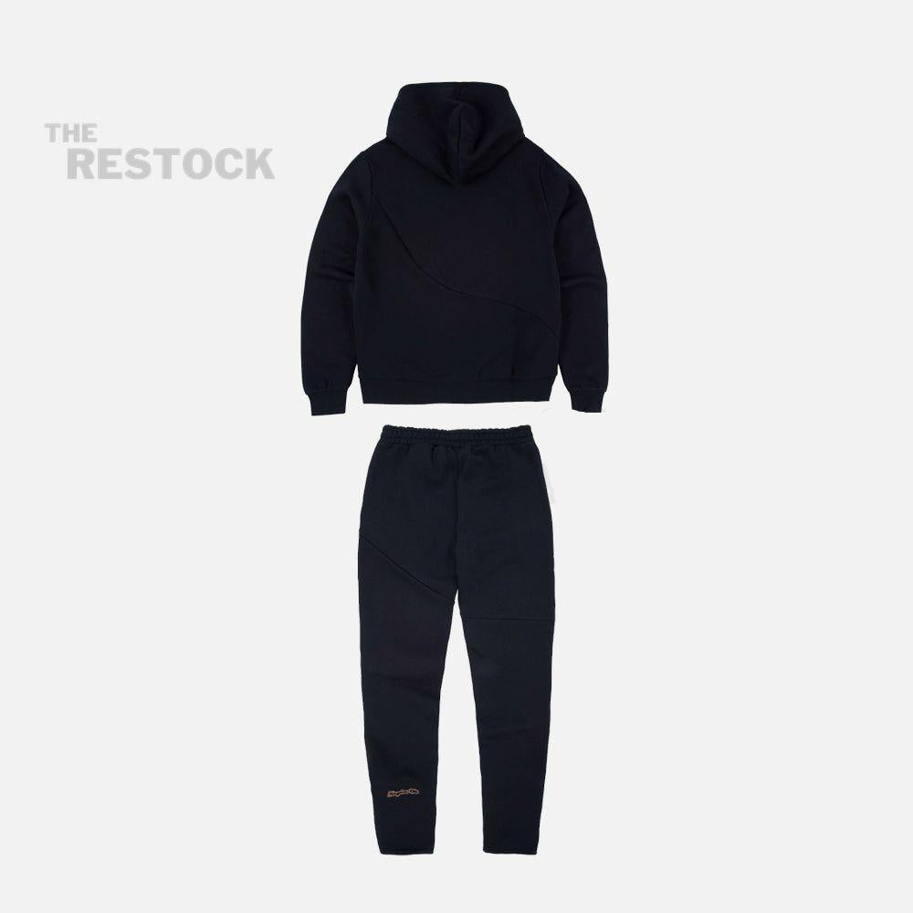 Syna World Logo Slice Tracksuit - Black / Rose Gold