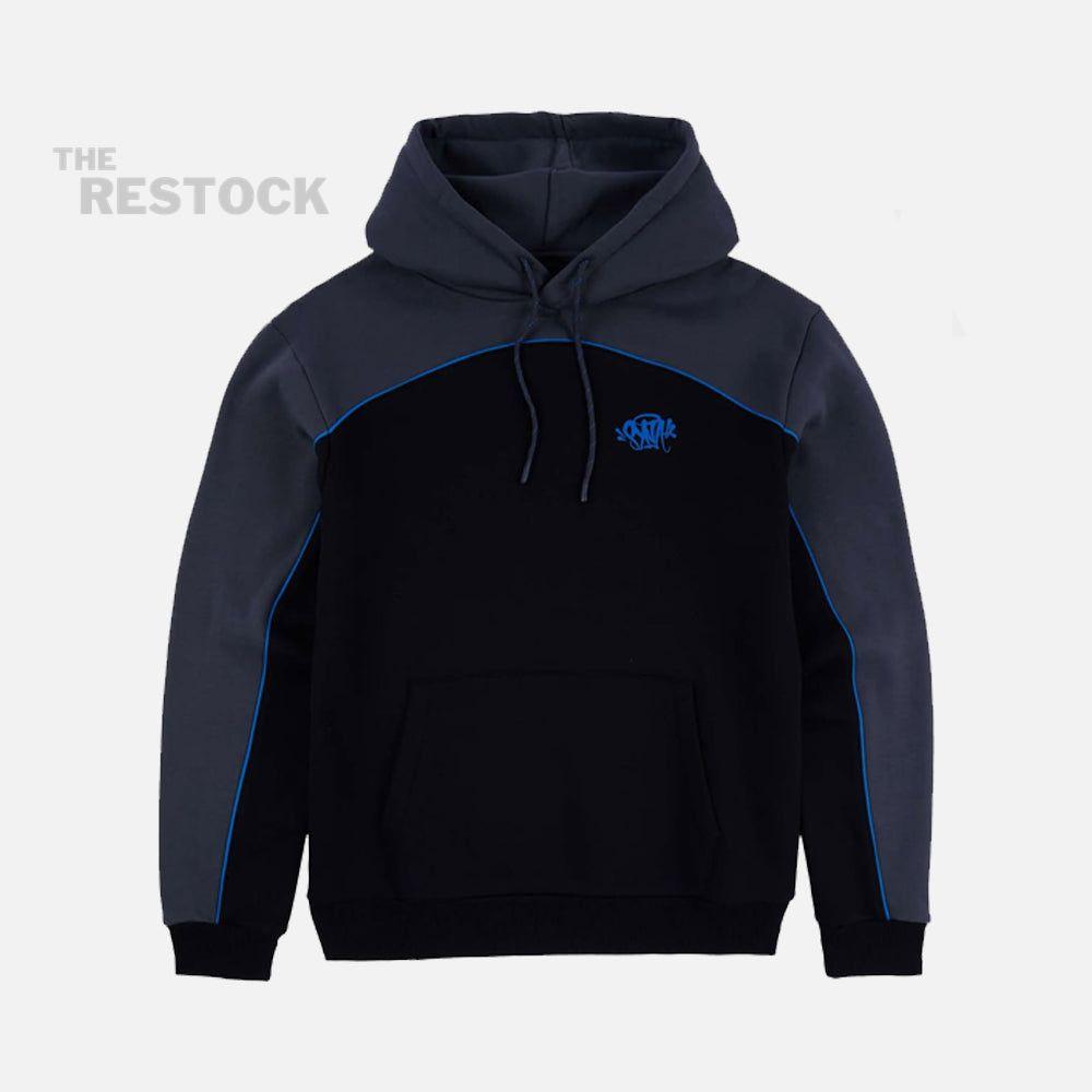 Syna World Team Pipe Hoodie - Black / Cobalt Blue