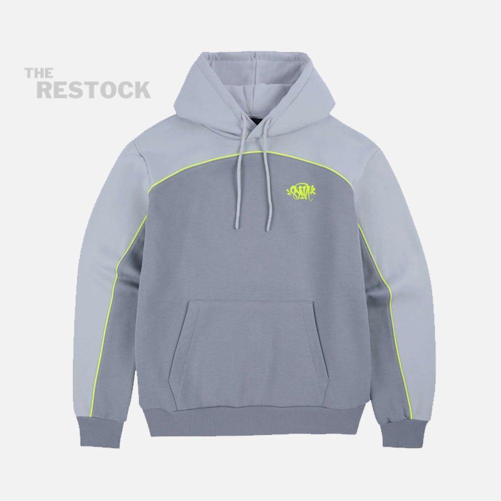 Syna World Team Hoodie - Grey / Volt Green