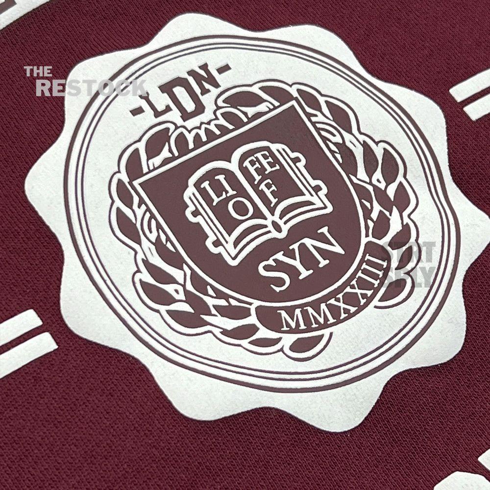 Syna World College Crew Sweater - Burgundy