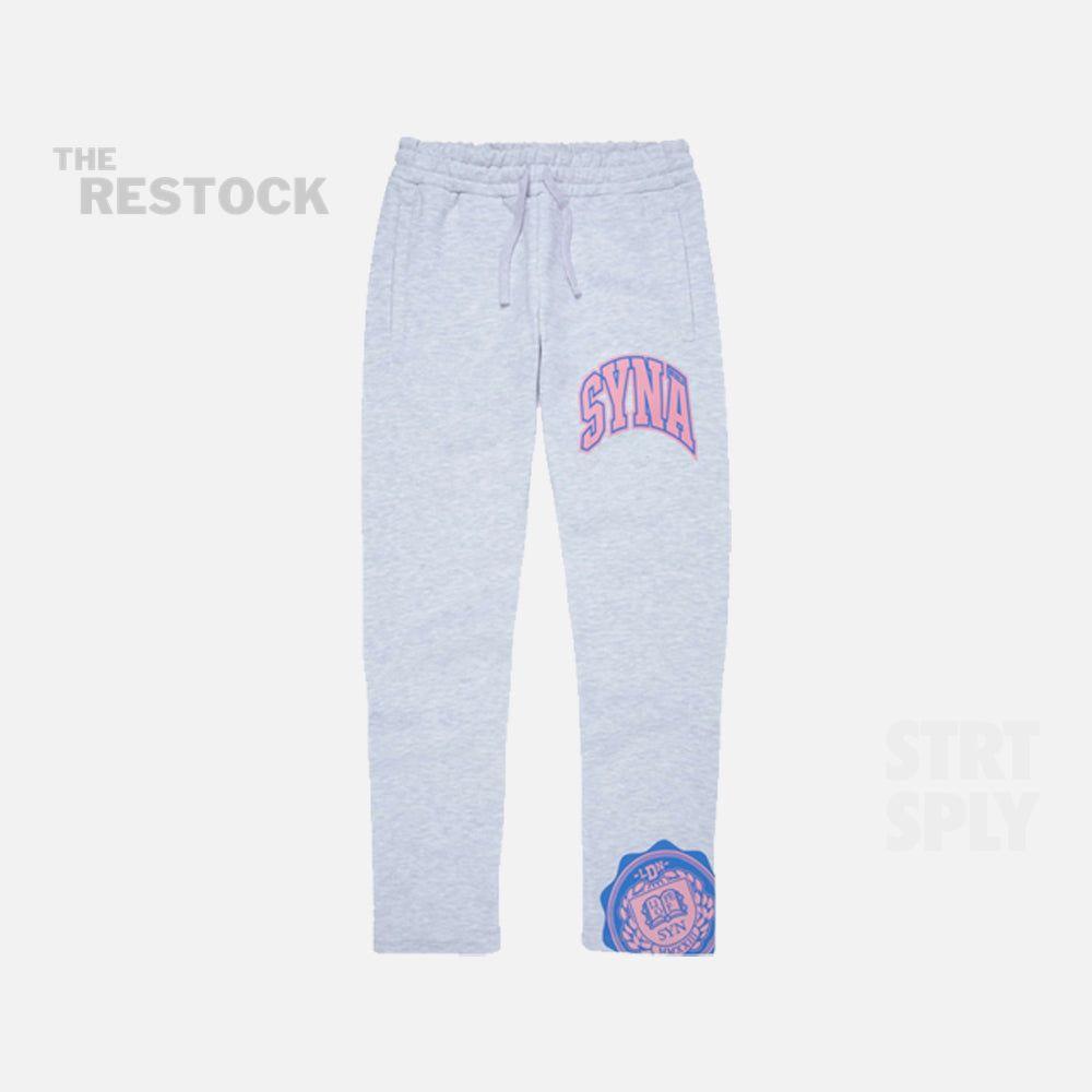 Syna World College Logo Tracksuit - Grey / Pink