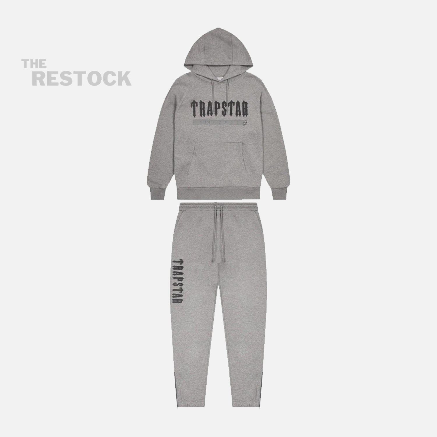 Trapstar Chenille Decoded 2.0 Hooded Tracksuit - Grey
