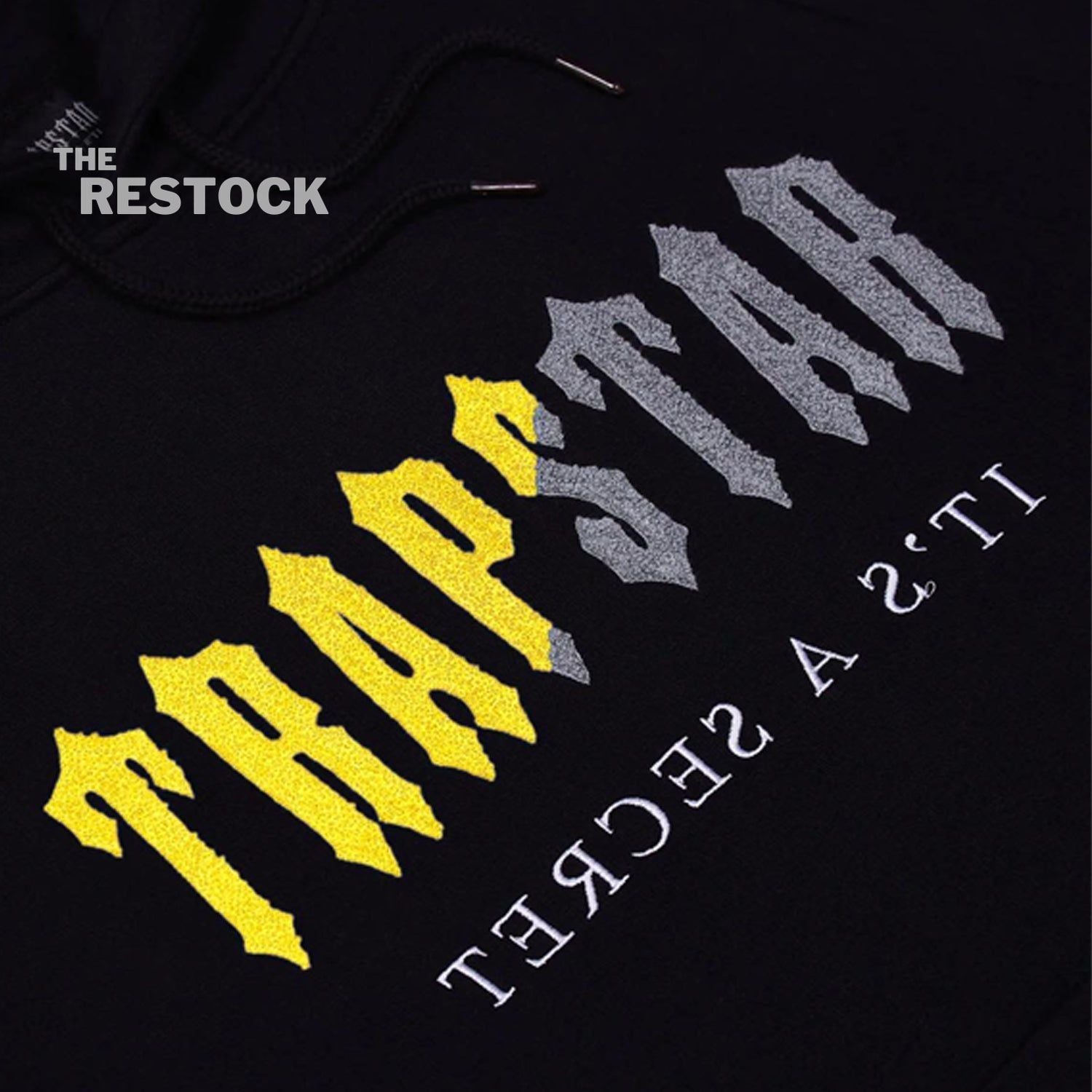 Trapstar Chenille Decoded Hooded Tracksuit - Black / Yellow