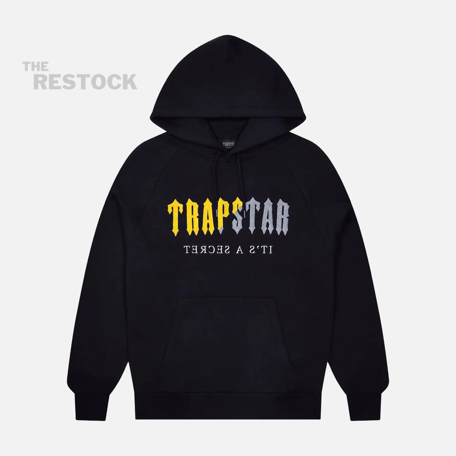Trapstar Chenille Decoded Hooded Tracksuit - Black / Yellow