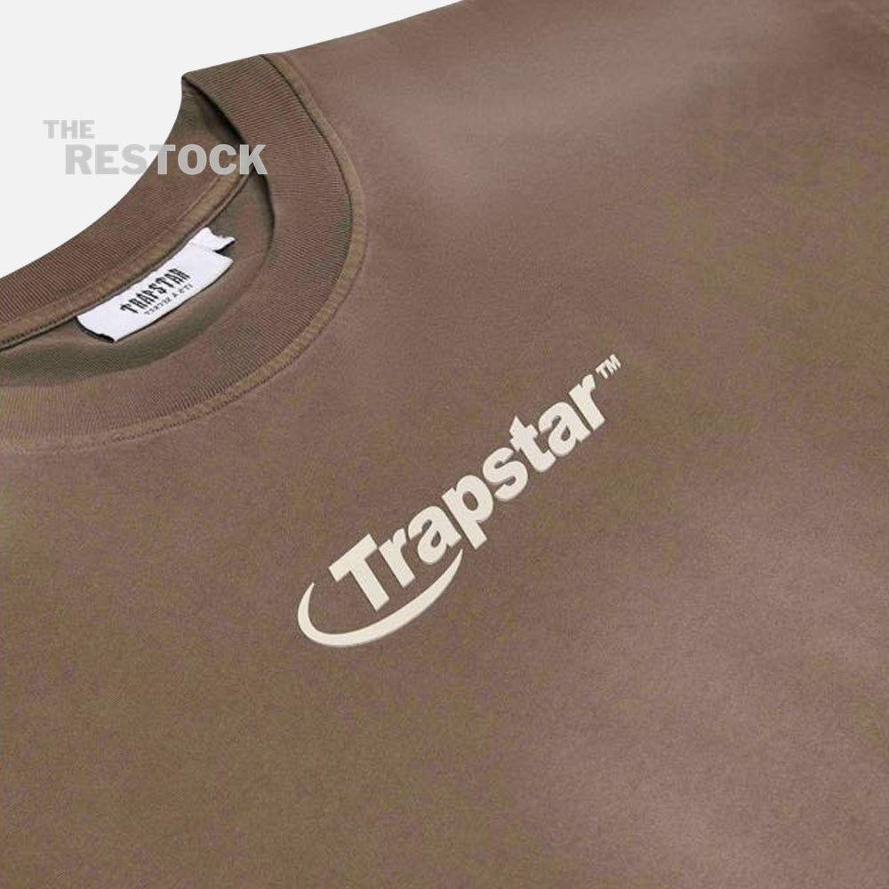 Trapstar Hyperdrive Fade T-Shirt & Short Set - Brown