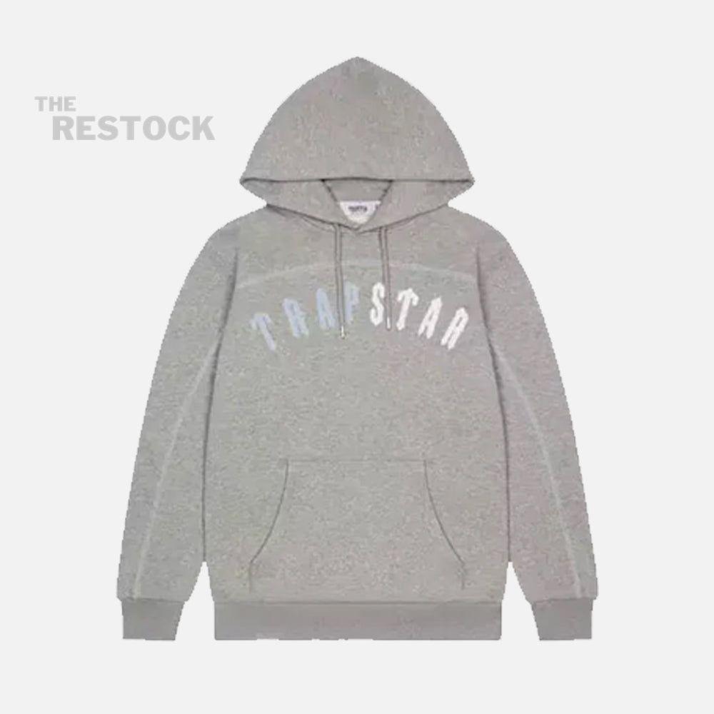 Preloved Trapstar Irongate Arch Chenille Hoodie - Grey Ice Edition