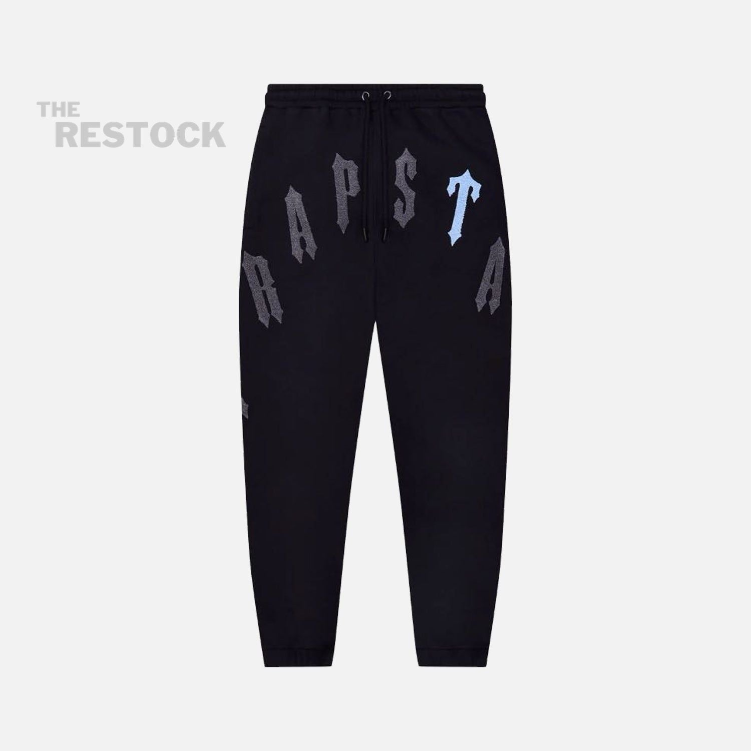 Trapstar Irongate Arch Chenille 2.0 Hooded Tracksuit - Black / Ice Blue