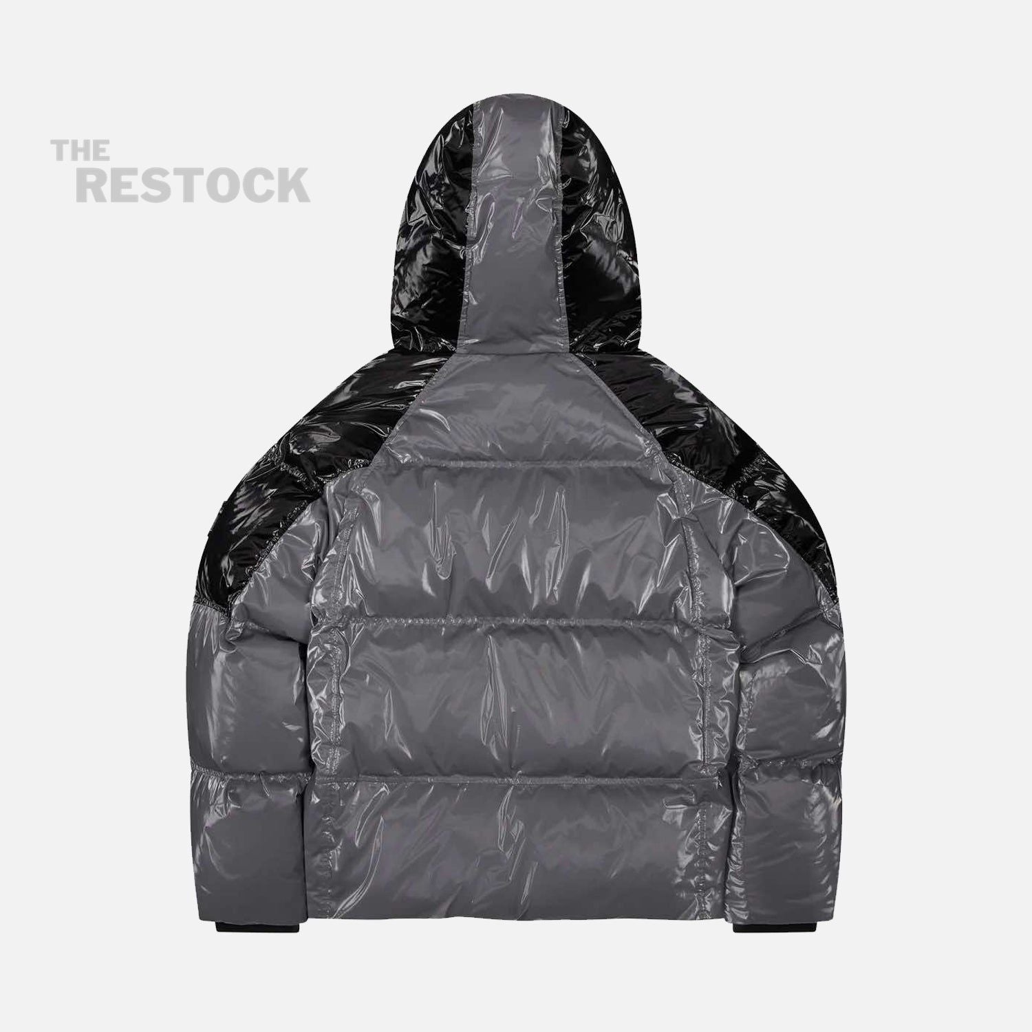 Trapstar Irongate T 2-Tone Puffer Jacket - Black / Grey