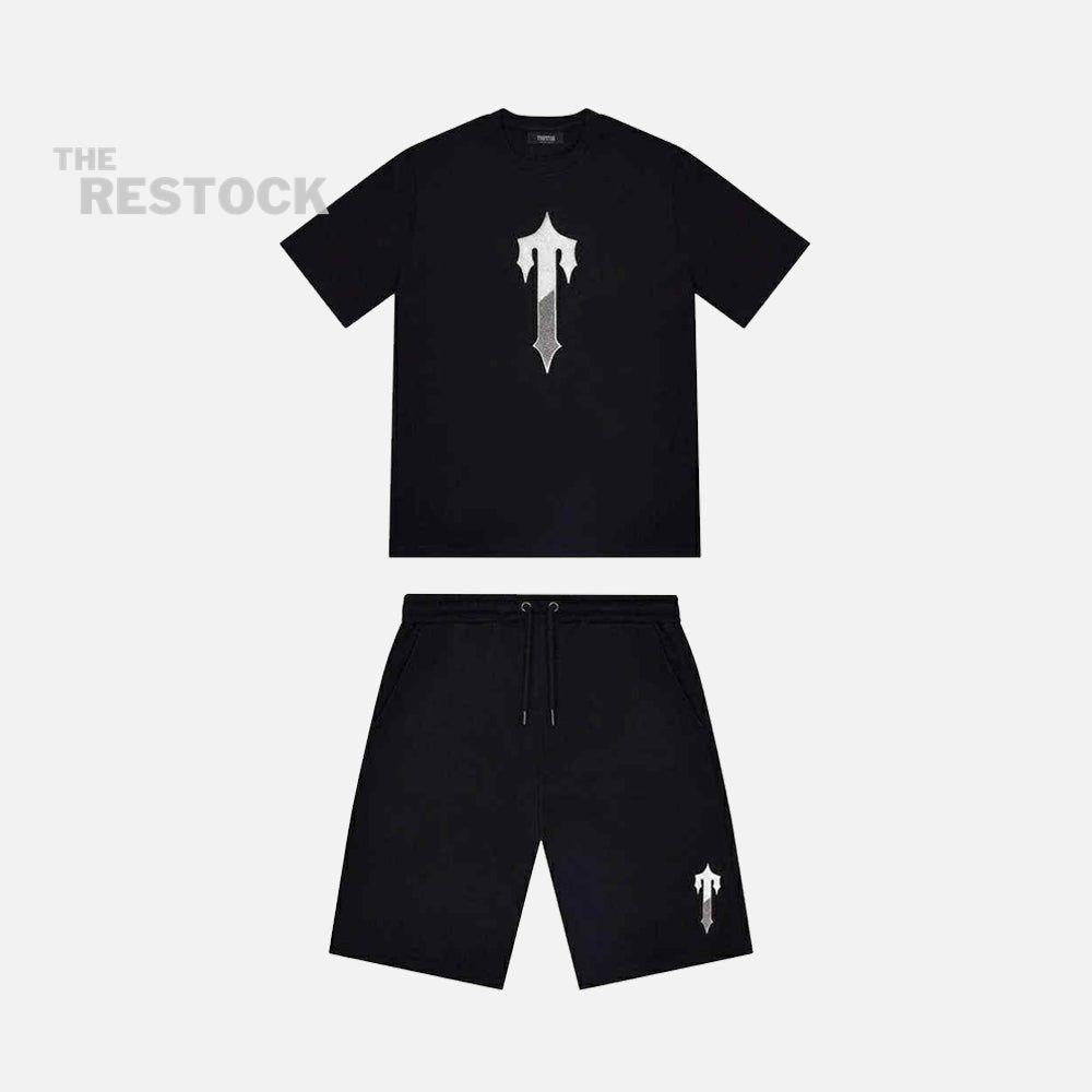 Trapstar Irongate T T-Shirt & Short Set - Black / Grey