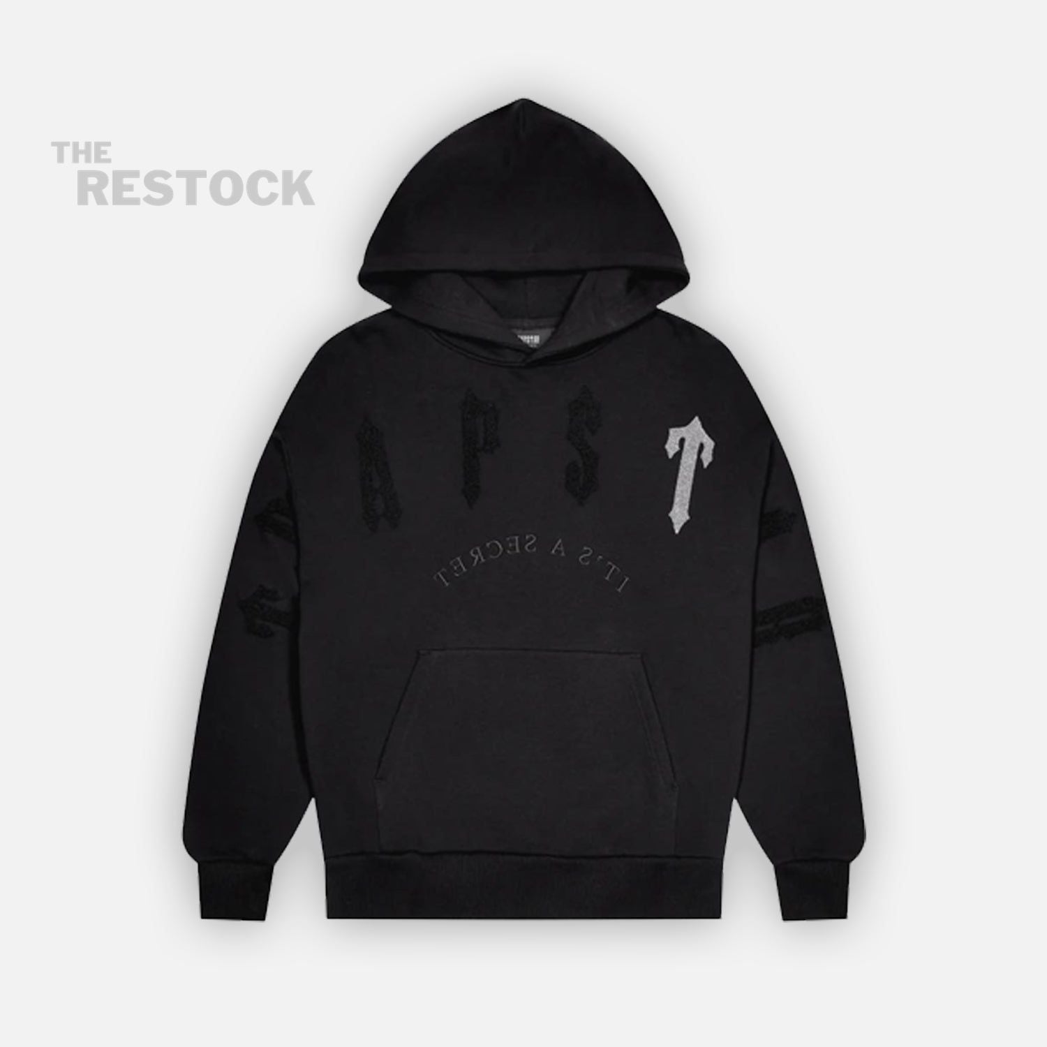 Trapstar Irongate Arch Chenille 2.0 Hooded Tracksuit - Blackout