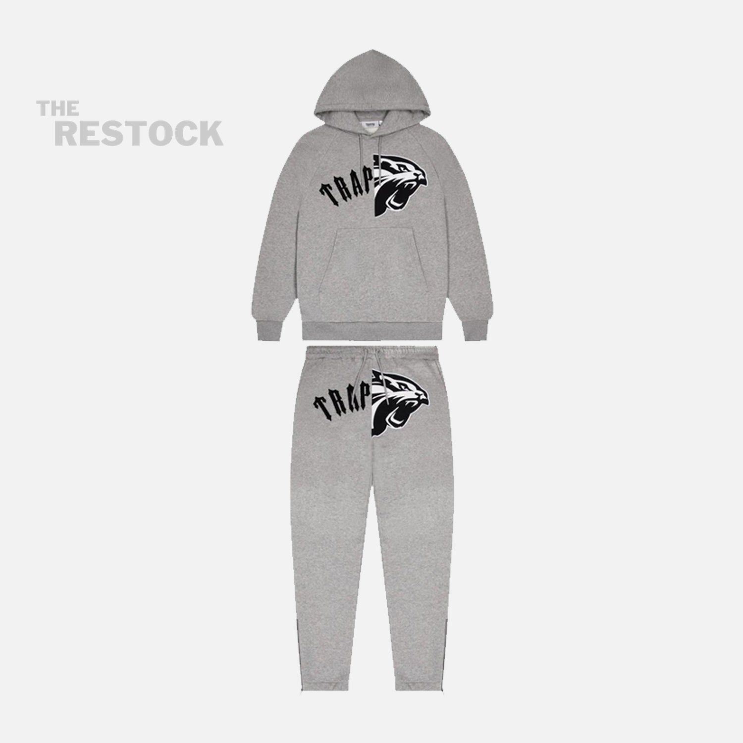 Trapstar Shooters Arch Hooded Tracksuit - Grey / Black