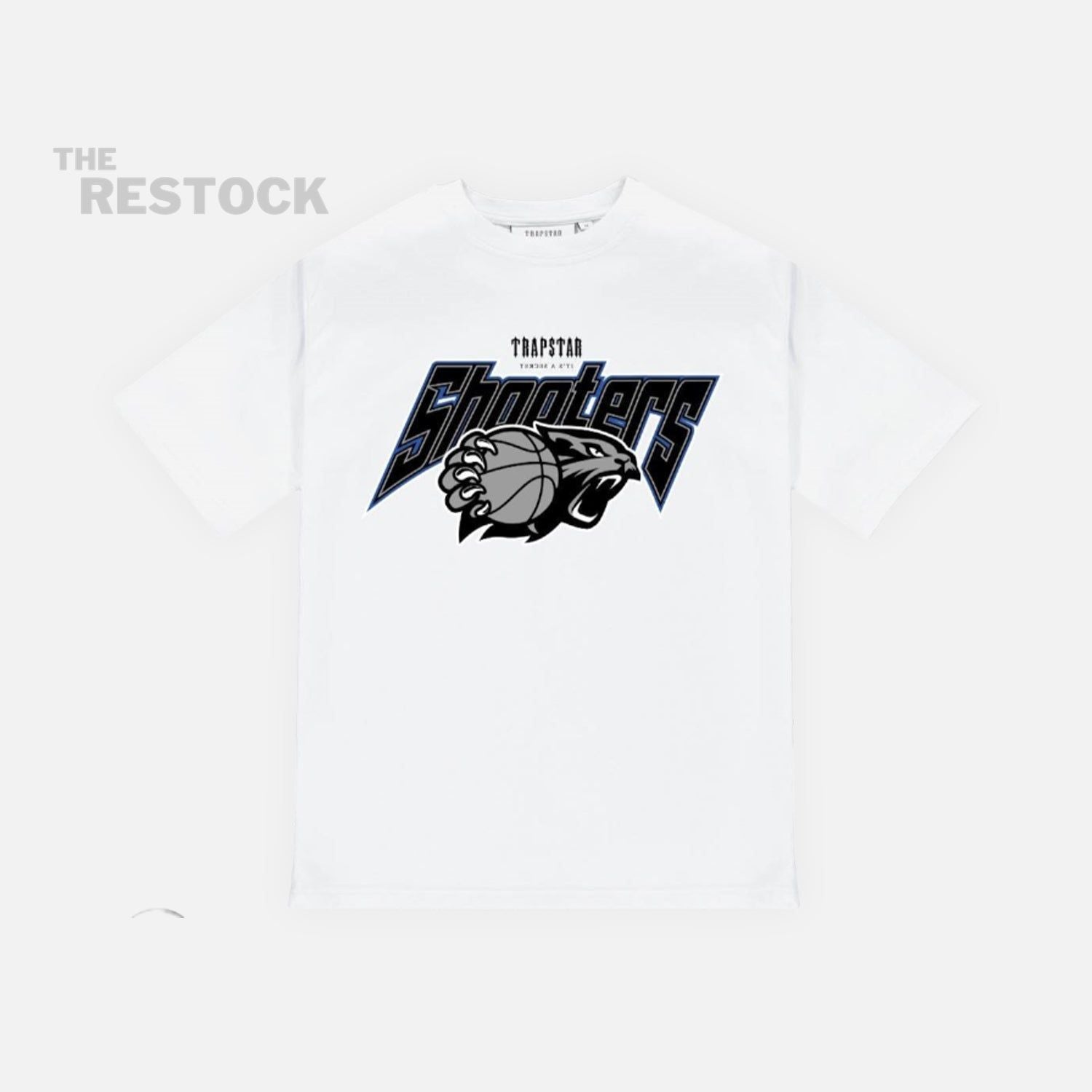 Trapstar Shooters Playoff T-Shirt - White / Blue
