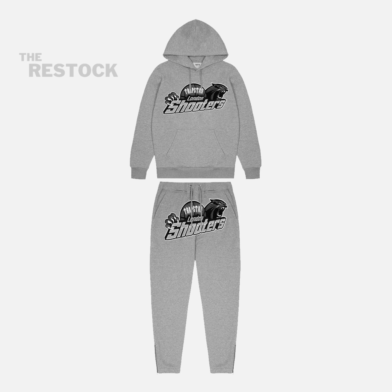 Trapstar Shooters Hooded Tracksuit - Grey / Blue