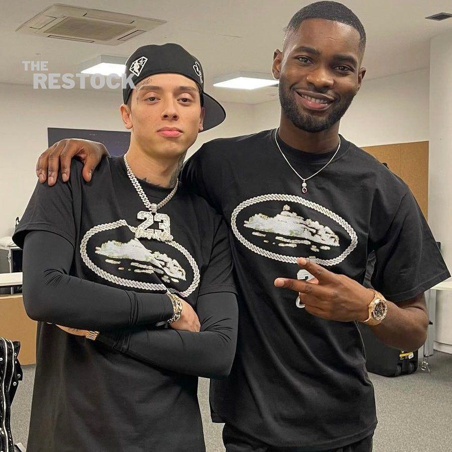 Preloved Corteiz RTW x Central Cee 23 Chain T-Shirt - Black