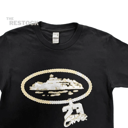 Preloved Corteiz RTW x Central Cee 23 Chain T-Shirt - Black